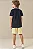 CONJUNTO CAMISETA PRETA E BERMUDA EM SARJA SOFT LUCBOO - Imagem 3