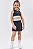 CONJUNTO DE TOP CROPPED E SHORT SAIA EM POLIAMIDA PRETO KUKIÊ - Imagem 4
