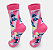 MEIA SOQUETE DESENHADA STITCH ROSA PUKET - Imagem 2