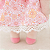 ROUPA DE BONECA VESTIDO VINTAGE FLOWERS COM CABIDE METOO - Imagem 4