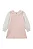 VESTIDO EM MOLECOTTON E TULE COM ELASTANO ROSA CLARO KUKIÊ - Imagem 3