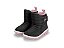 BOTA ROLLER PRETA COM ROSA BIBI - Imagem 1