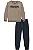 CONJUNTO MOLETOM BEGE E CALÇA JOGGER LUCBOO - Imagem 2