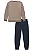 CONJUNTO MOLETOM BEGE E CALÇA JOGGER LUCBOO - Imagem 4