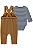 CONJUNTO BODY LISTRADO E JARDINEIRA LUCBOO - Imagem 2