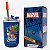 COPO NEO COM CANUDO 300ML AVENGERS ZONA CRIATIVA - Imagem 2