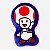 ALMOFADA FORMATO FIBRA TOAD ZONA CRIATIVA - Imagem 1