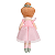 BONECA COM CAIXA ANGELA BAILARINA AURORA 20CM METOO - Imagem 4
