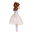 BONECA COM CAIXA ANGELA BAILARINA ALICE 20CM METOO - Imagem 3