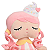 BONECA COM CAIXA ANGELA DOCINHOS CUPCAKE METOO - Imagem 3