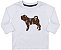 Camiseta Bebê Manga Longa Branca Estampa Cachorro Menino - Charpey - Imagem 1