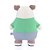 Pelucia Metoo Bulldog Verde 30cm - Ean 6954124913675 - Imagem 3