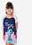SHORT DOLL MC KIDS VISCO PAVAO AZUL MARINHO - Imagem 1