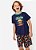 SHORT DOLL TEEN VISCO ECO FOOD PIXEL AZUL MARINHO - Imagem 1