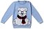 BLUSA URSO POLAR CACH AZUL BEBE - Imagem 1