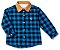 CAMISA XDZ TARTAN AZUL KLEIN - Imagem 1