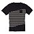 Camiseta Algodão Listras e Bolso - Imagem 1