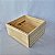 Caixa alta de Madeira Pinus M 20x20x10cm - Imagem 3
