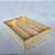 Caixa de madeira pinus com divisória G 23x35x7cm - Imagem 3