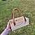 Caixote bolsa de madeira pinus com alça de couro P 15x25x10cm - Imagem 5