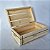 Caixa de Madeira Pinus com Tampa Ripada P 15x25x7cm - Imagem 2