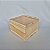 Caixa estojo em madeira de pinus com tampa de acrílico P 15x15x10cm - Imagem 4