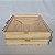 Caixa estojo em madeira de pinus com tampa de acrílico G 25x25x10cm - Imagem 2