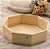 Caixa Octogonal em Madeira de Pinus G 36x36x10cm - Imagem 5