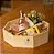 Caixa Octogonal em Madeira de Pinus G 36x36x10cm - Imagem 1