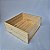 Caixa em Madeira de Pinus com Visor de Acrílico G 25x25x10cm - Imagem 3