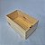 Caixa Alta Retangular de Madeira Pinus P 15x25x10cm - Imagem 3