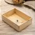 Caixa Alta Retangular de Madeira Pinus P 25x35x10cm - Imagem 1