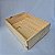 Caixa Alta Retangular de Madeira Pinus P 25x35x10cm - Imagem 3
