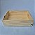 Caixa Alta Retangular de Madeira Pinus P 25x35x10cm - Imagem 4