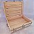 Caixa Maleta em Madeira de Pinus 25x35x7cm - Imagem 2