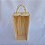 Caixa Estojo para Vinho em Madeira de Pinus com Alça de Sisal 15x35x10cm - Imagem 3