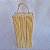 Caixa Estojo para Vinho em Madeira de Pinus com Alça de Sisal 15x35x10cm - Imagem 4