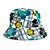 CHAPÉU BUCKET HAT FLORIDO AZUL E AMARELO UNISSEX - Imagem 1