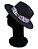 CHAPÉU FEDORA PRETO PREMIUM COLEÇÃO FESTIVAIS ABA RETA 7CM - Imagem 4