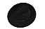 CHAPÉU FEDORA UNISSEX PRETO ABA 8CM CORRENTE METALIZADA CHUMBO - Imagem 6