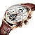 Relógio Automático Haiqin 8509 Pulseira de Couro - Imagem 3