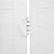 Porta Camarão Lambril Com Vidro Mini Boreal Alumínio Branco - Spj Premium - Imagem 2