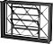 Janela Basculante 1 Seção em Aço Com Grade Xadrez Sem Vidro Req. 12 cm - Gerotto Prata - Imagem 1