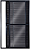 Porta Balcão 3 Fls (1 Fixa) Alumínio Preto Com Fechadura Vdr Liso - Spj Linha 25 - Imagem 1