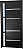 Porta Lambril Frisada 1 Visor Vdr. Boreal Alumínio Preto - Spj Premium - Imagem 1