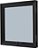 Janela Maxim-Ar 1 Seção Sem Grade Alumínio Preto Vdr. Mini Boreal Req. 4,3 Cm - Spj Linha 25 - Imagem 2