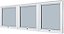 Janela Maxim-Ar 3 Seções Horizontal Sem Grade Alumínio Branco Vdr. Mini Boreal Req. 4,3 Cm - Spj Linha 25 - Imagem 2