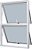 Janela Maxim-Ar 2 Seções Vertical Sem Grade Alumínio Branco Vdr. Mini Boreal Req. 4,3 Cm - Spj Linha 25 - Imagem 1