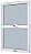 Janela Maxim-Ar 2 Seções Vertical Sem Grade Alumínio Branco Vdr. Mini Boreal Req. 4,3 Cm - Spj Linha 25 - Imagem 2