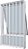 Janela Maxim-Ar 1 Seção Com Bandeira Fixa Inferior Com Grade Alumínio Branco Vdr. Mini Boreal Req. 5,5 Cm - Spj Linha 25 - Imagem 1